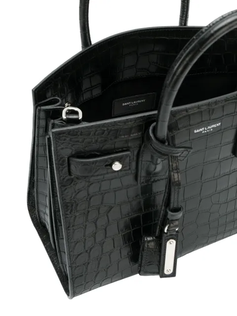 saint laurent sac de jour croc embossed