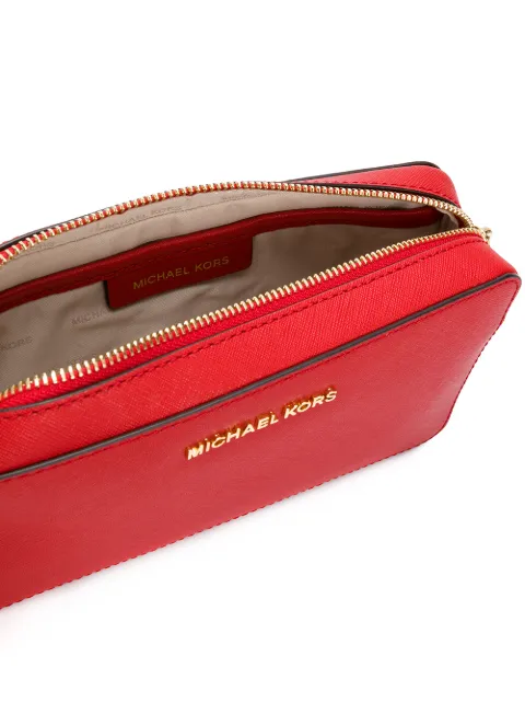 michael kors red chain bag