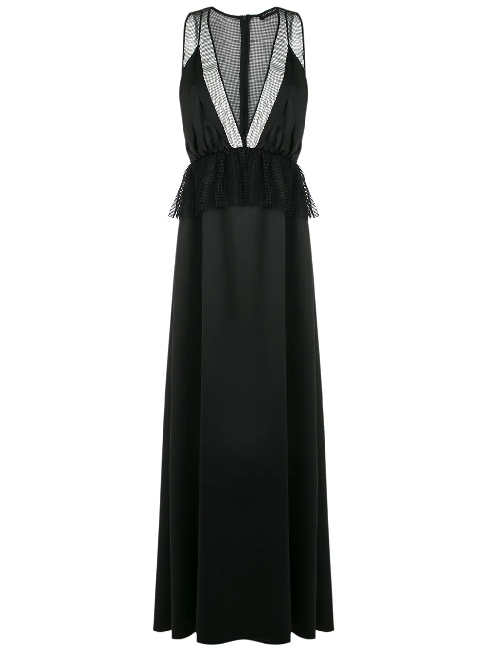 Olympiah mesh panels gown | Black | Image 1