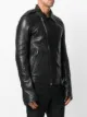 Rick Owens off-center zip fastening jacket