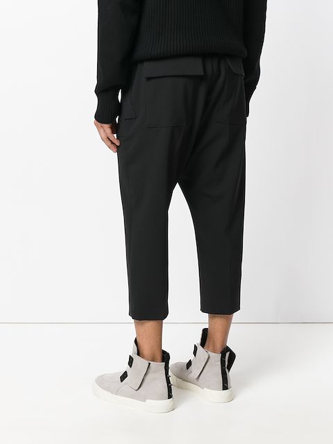 cropped cargo trousers