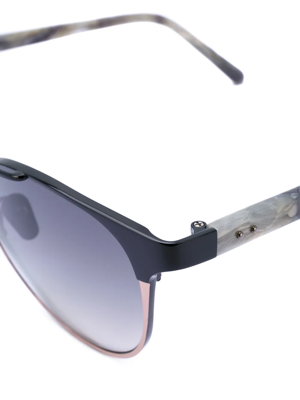 Linda Farrow gradient sunglasses Grijs