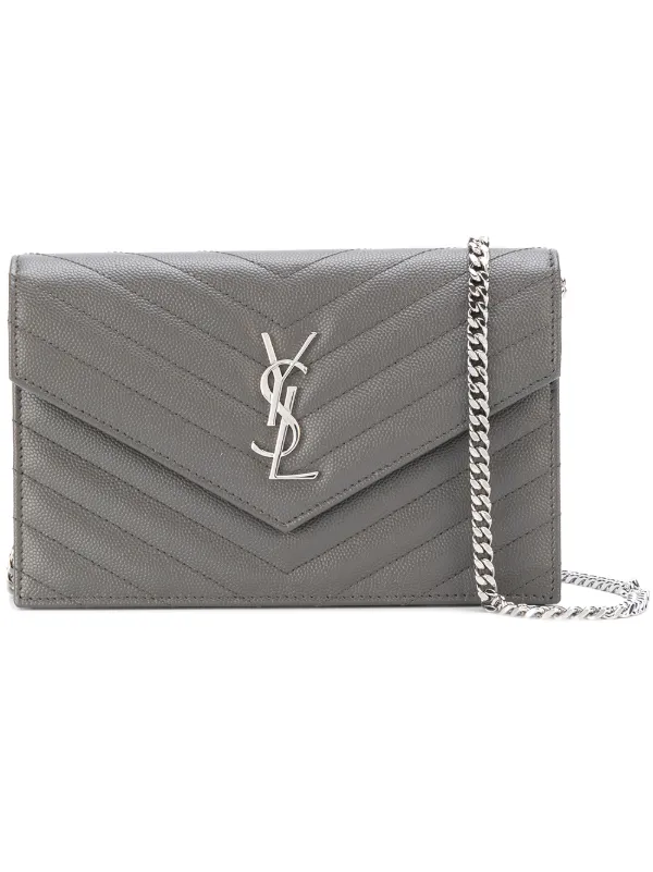 Saint Laurent Monogram Envelope Chain Wallet Ss19 Farfetch Com