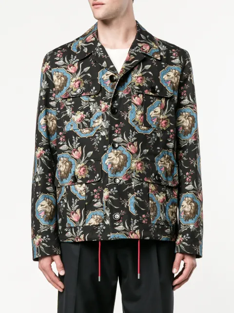 gucci lion jacket