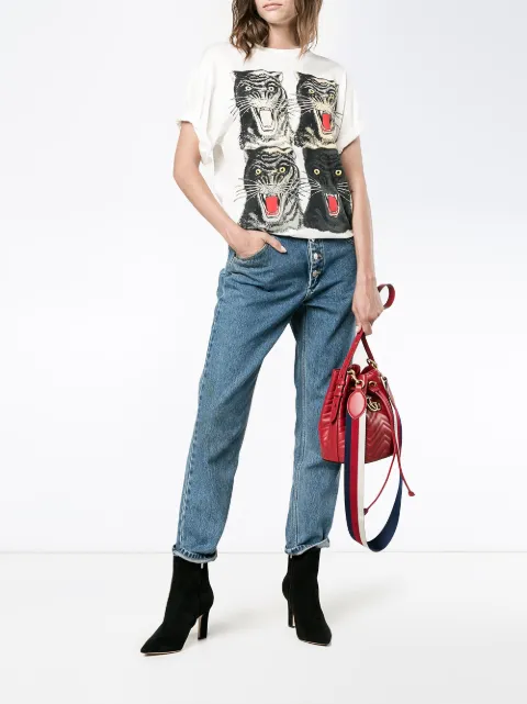 GUCCI GG Marmont quilted bucket bag