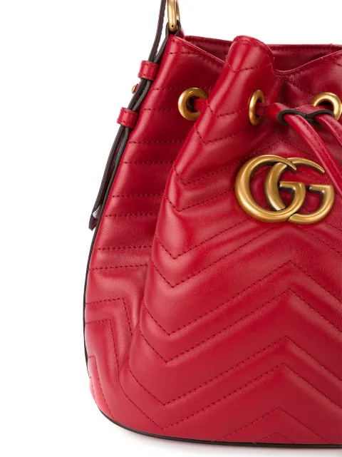 GUCCI GG Marmont quilted bucket bag
