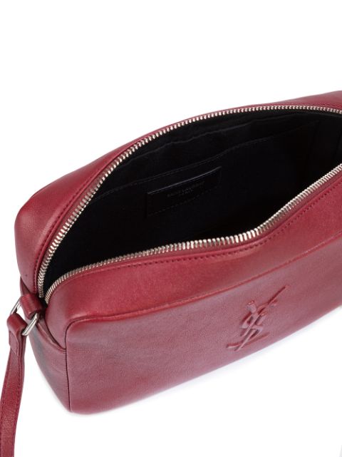 SAINT LAURENT Small Lou Camera Bag In Dark Red Leather | ModeSens