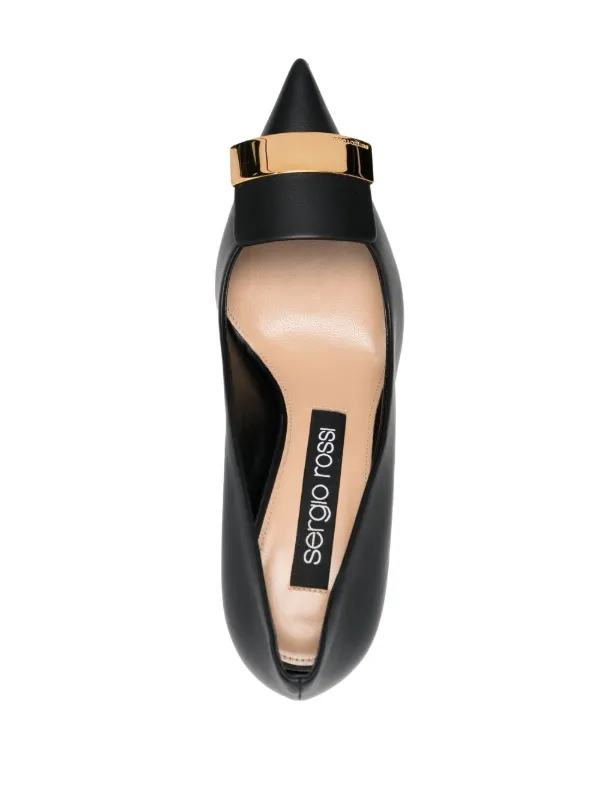 Sergio Rossi 75mm SR1 pointed-toe Pumps | Black | FARFETCH CY
