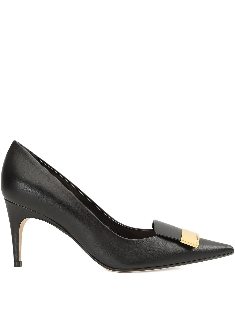 Sergio Rossi zapatillas con puntera en punta | negro | Image 1