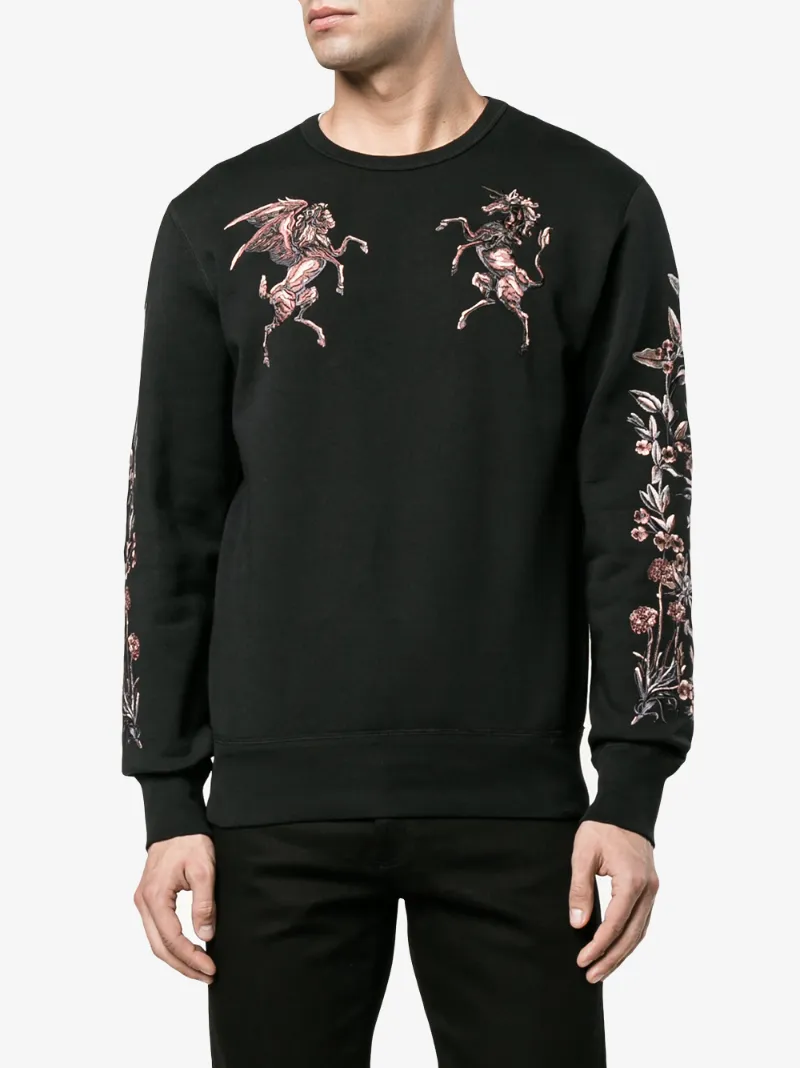 alexander mcqueen black sweatshirt