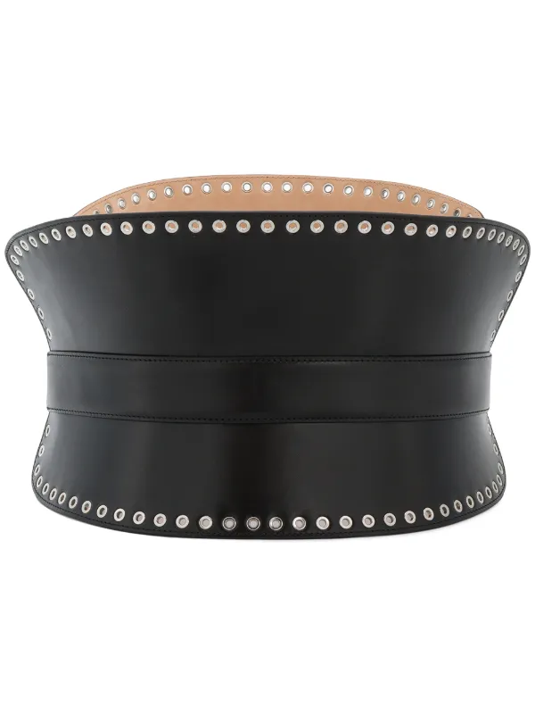 Alexander McQueen Studded Corset Belt in Black