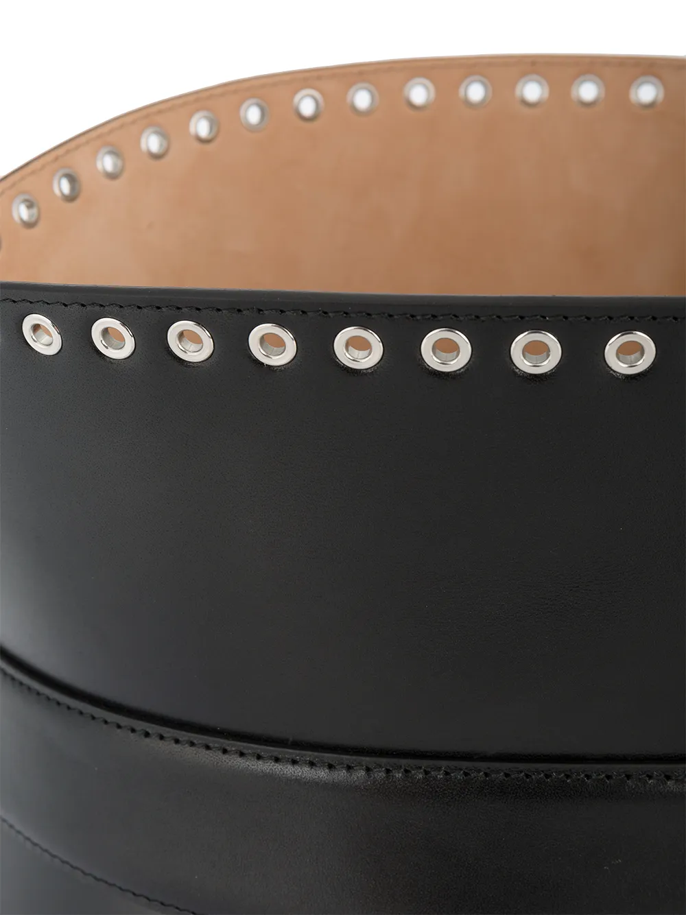  Alexander Mcqueen Gürtel Mit Nieten   Schwarz 