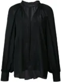 VOZ Bishop Sleeve blouse - Black