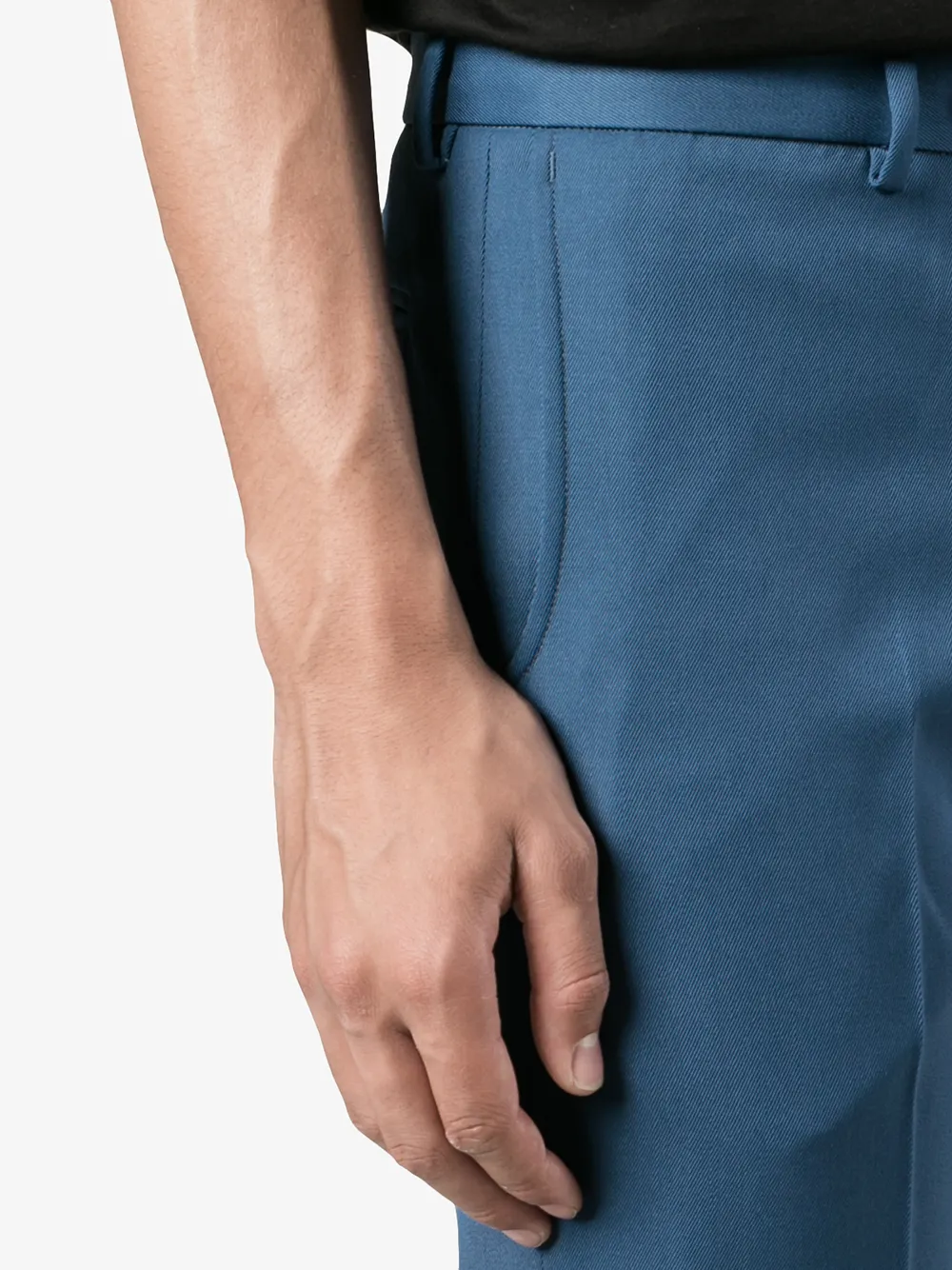 Valentino Garavani straight-leg trousers Blauw