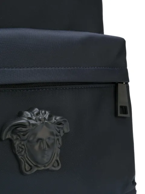 versace backpack navy blue