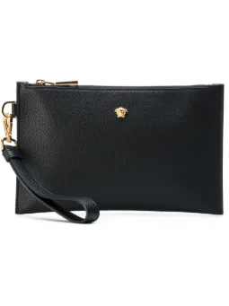 Versace Clutch Bags For Men Farfetch Medusa Wrist Pouch