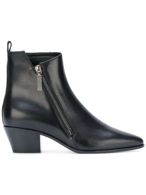 saint laurent zip boots