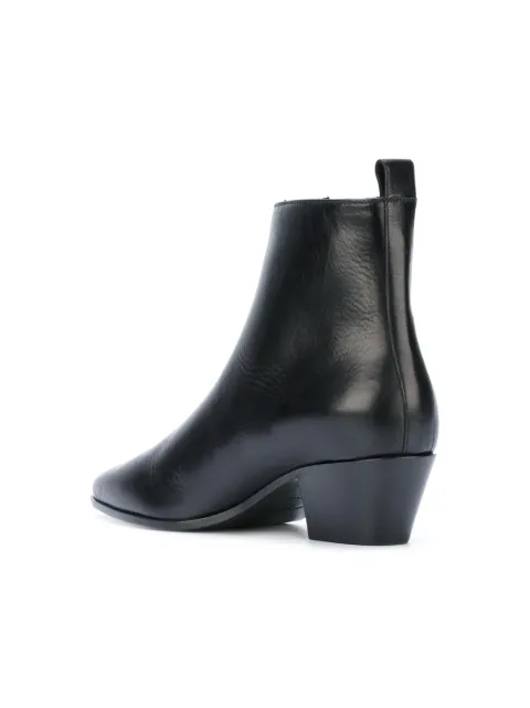 saint laurent zip boots
