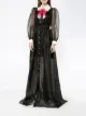 Gucci Gepunktete Abendrobe