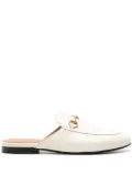 Gucci Princetown leather mules - White