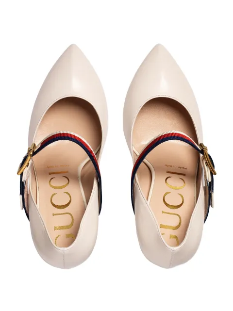sylvie leather pump gucci