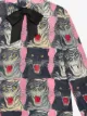 Gucci Hemd aus Sablé mit Tigergesicht-Print
