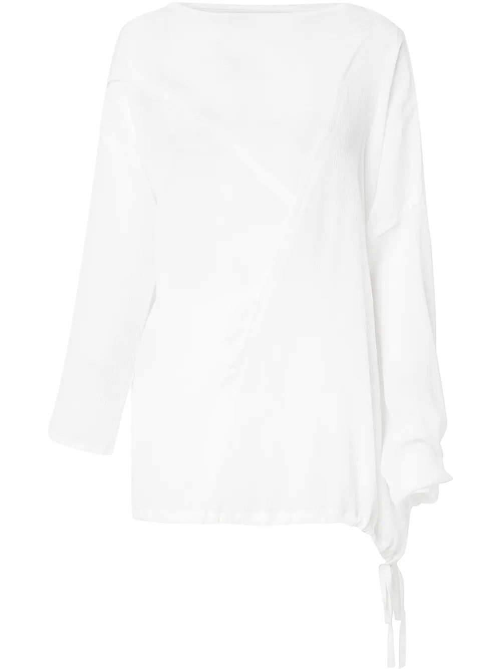 

Uma | Raquel Davidowicz diagonal panels blouse - White