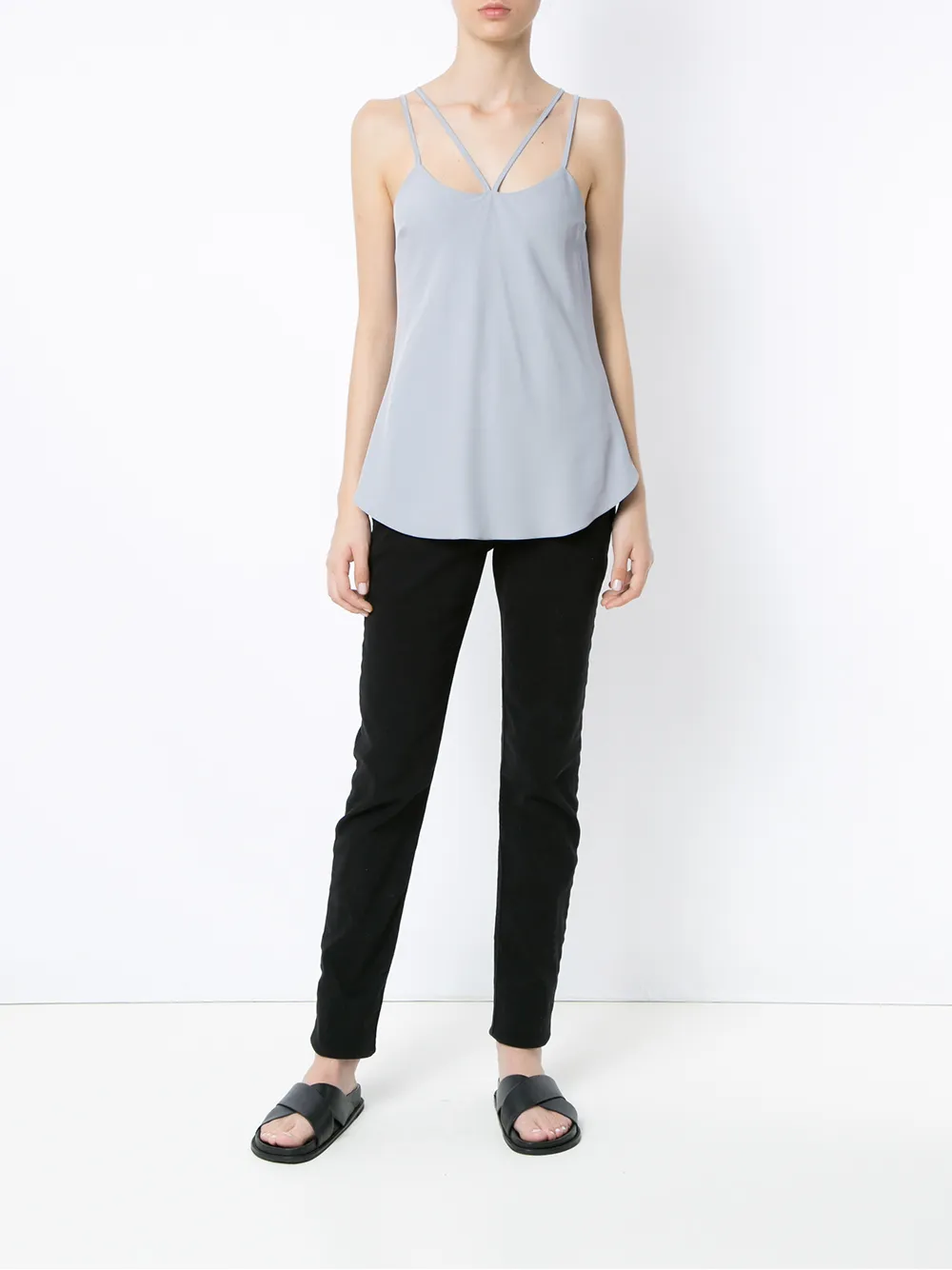 Uma | Raquel Davidowicz Magali strappy top Blauw
