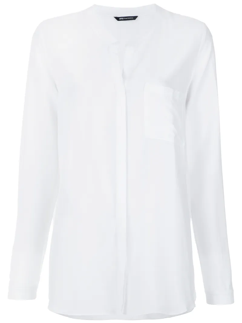 Uma Raquel Davidowicz - chest pocket shirt - women - Silk/Viscose - 36