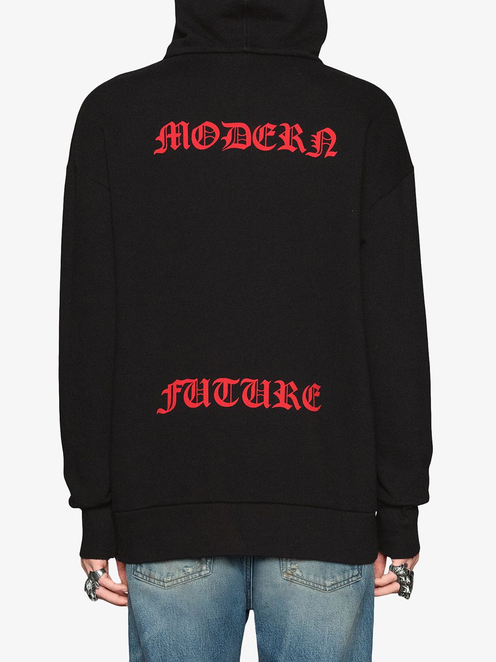 Gucci Cotton Sweatshirt With Angry Cat Appliqué - Farfetch