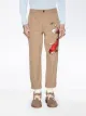 Gucci Cotton pant with fish appliqué