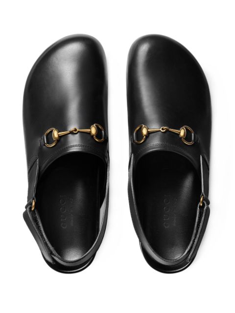 gucci leather horsebit slipper