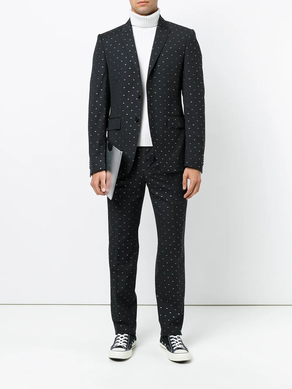 givenchy 针脚细节西装套装