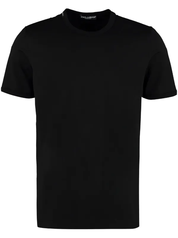 Dolce & Gabbana T-SHIRT WITH LOGO APPLIQUE Tシャツ ロゴ 29691226_59789355_1000.jpg