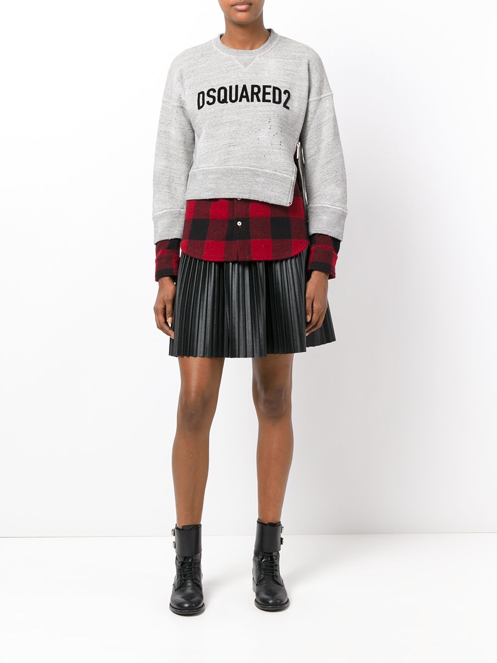 фото Dsquared2 толстовка с контрастным логотипом