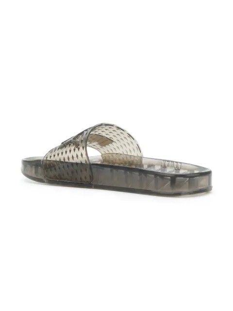 PUMA PUMA LOGO POOL SLIDES - BLACK