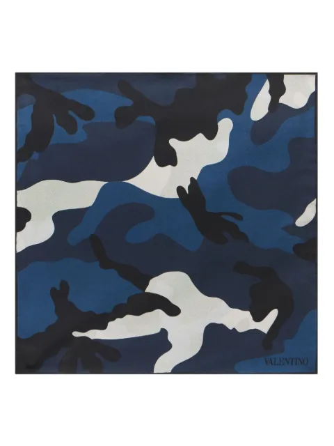 Valentino Garavani camouflage scarf