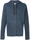 James Perse jersey zip hoodie - Blue
