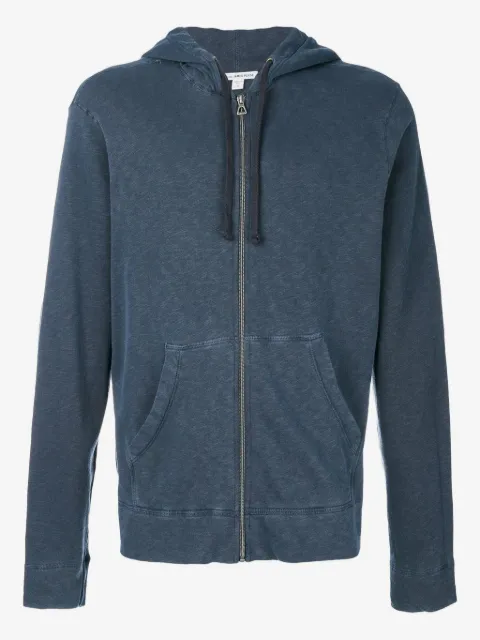 James Perse cotton zip-up hoodie