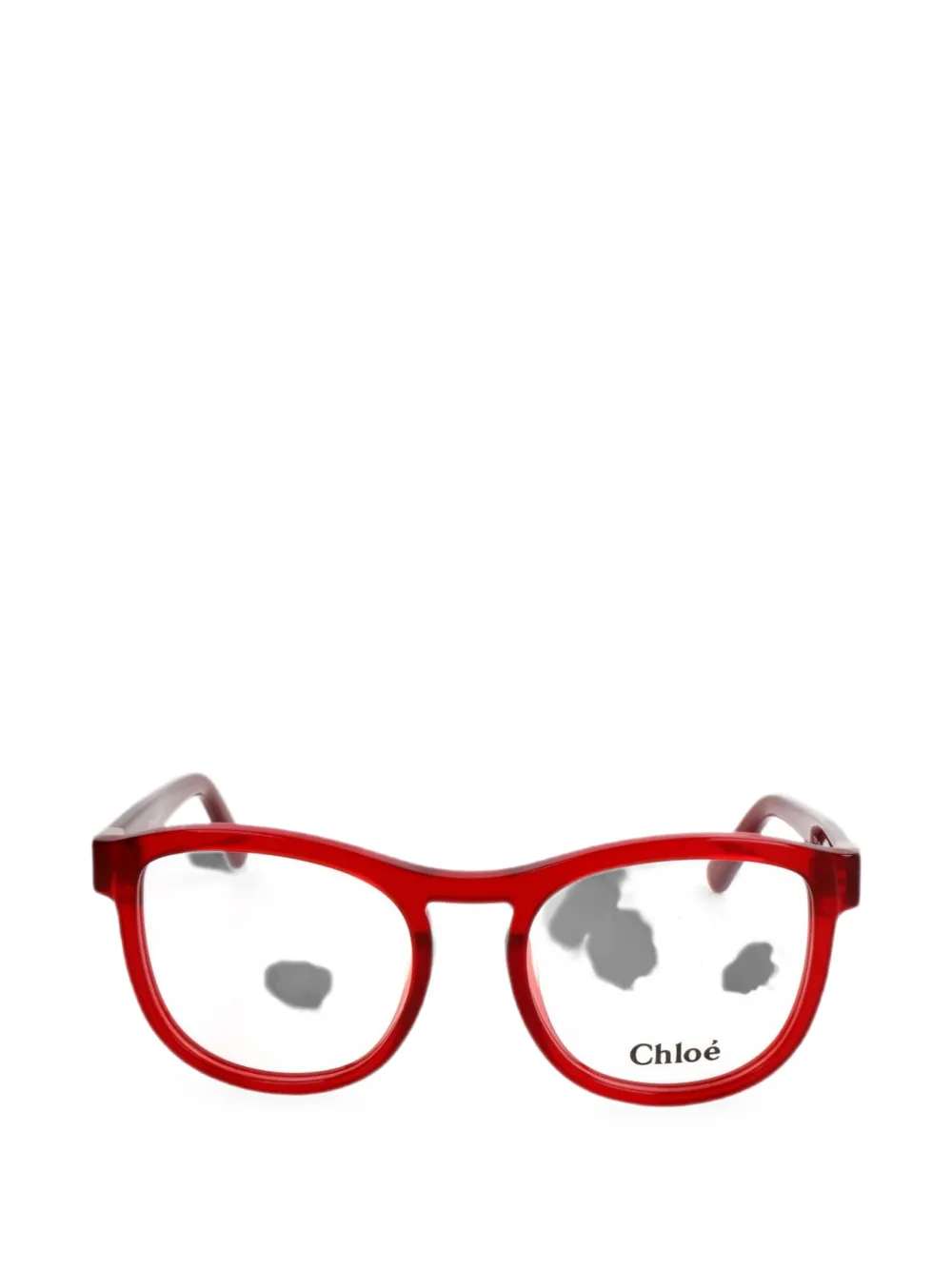 Chloé Eyewear Occhiali tondi - Rosso