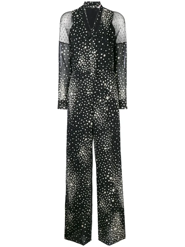 red and white polka dot jumpsuit