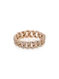 SHAY Essential diamond link ring - Metallic