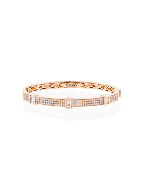 SHAY baguette diamond band bracelet
