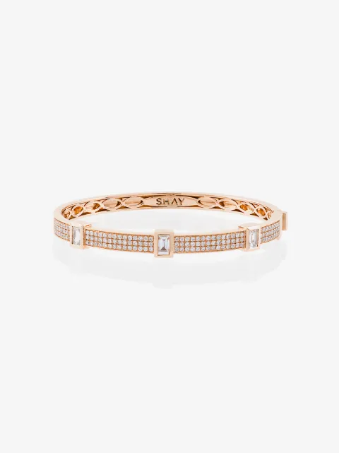 SHAY baguette diamond band bracelet