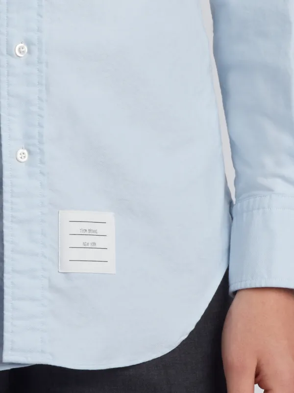 Classic Long Sleeve Shirt In Blue Oxford
