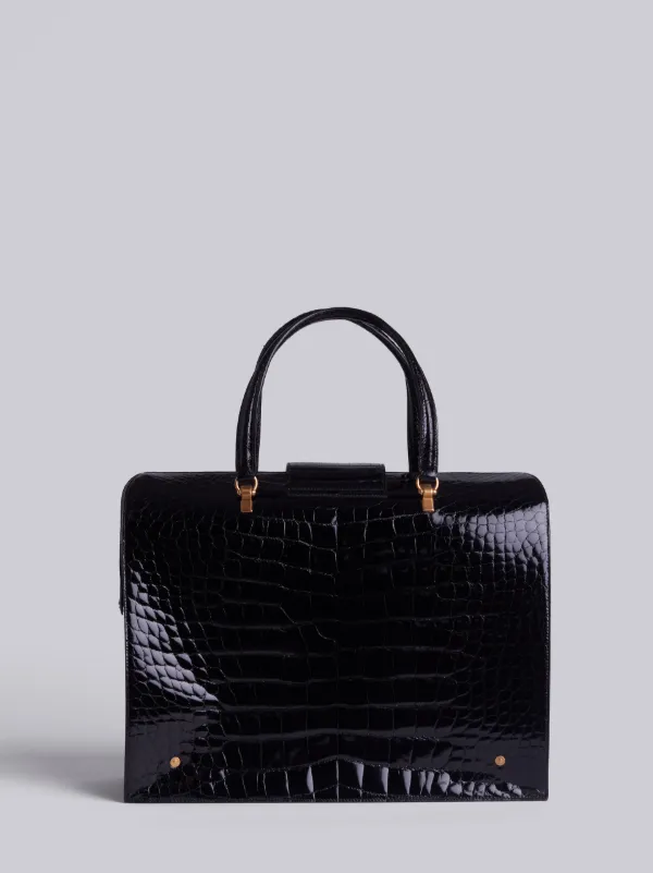 Mr. Thom Bag In Black Alligator