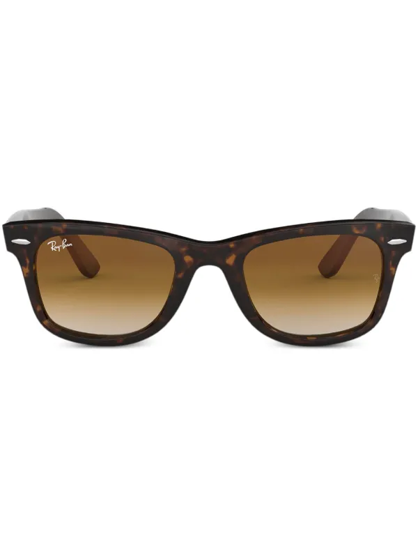 Ray-Ban Wayfarer Sunglasses Brown FARFETCH IN