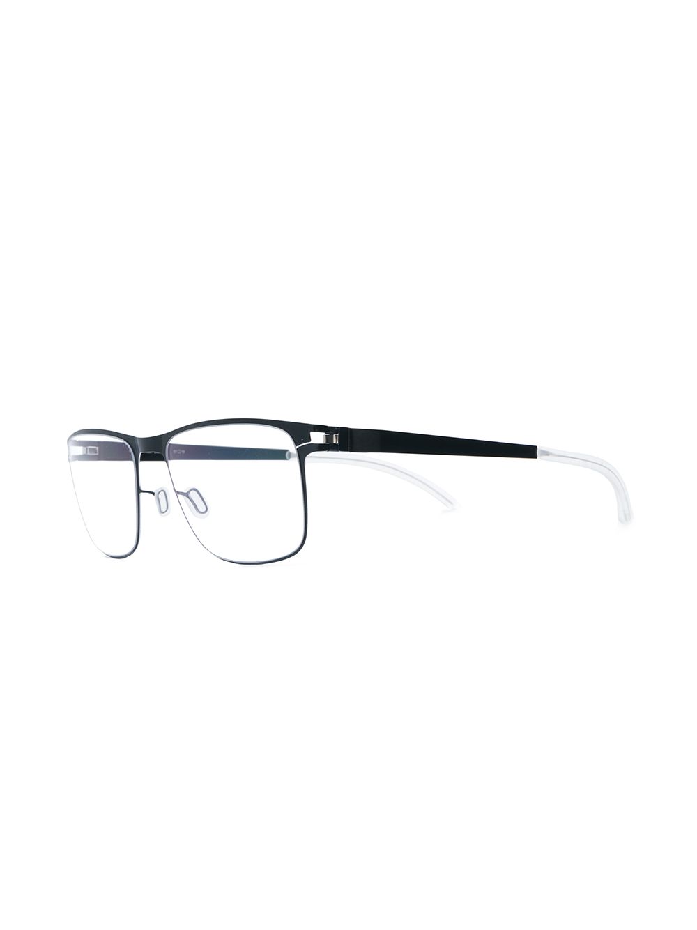 Mykita rectangular frame glasses - Zwart