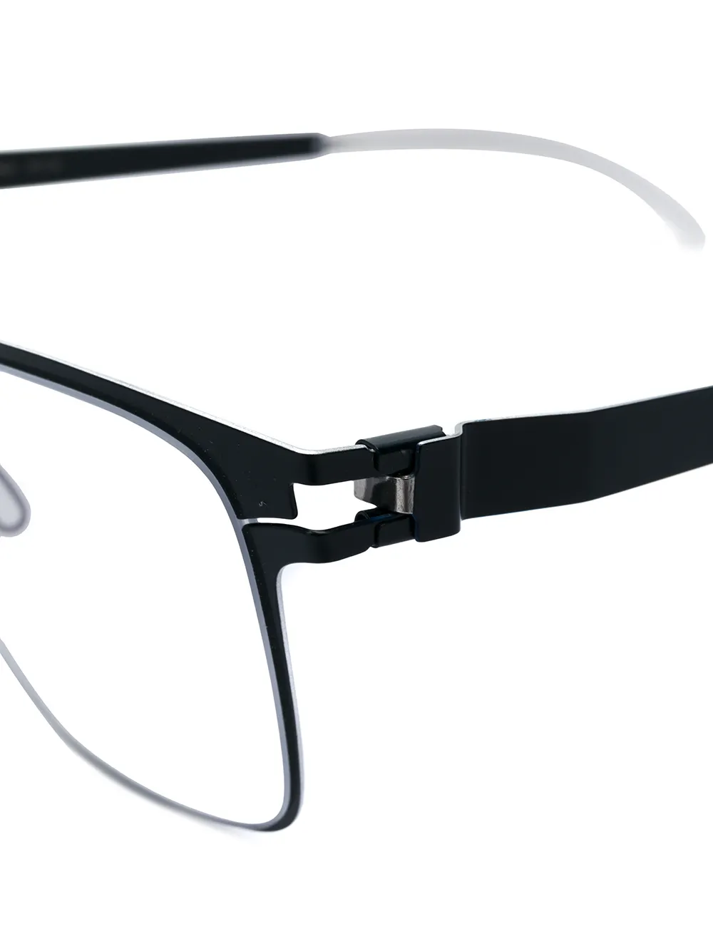 Mykita rectangular frame glasses Zwart