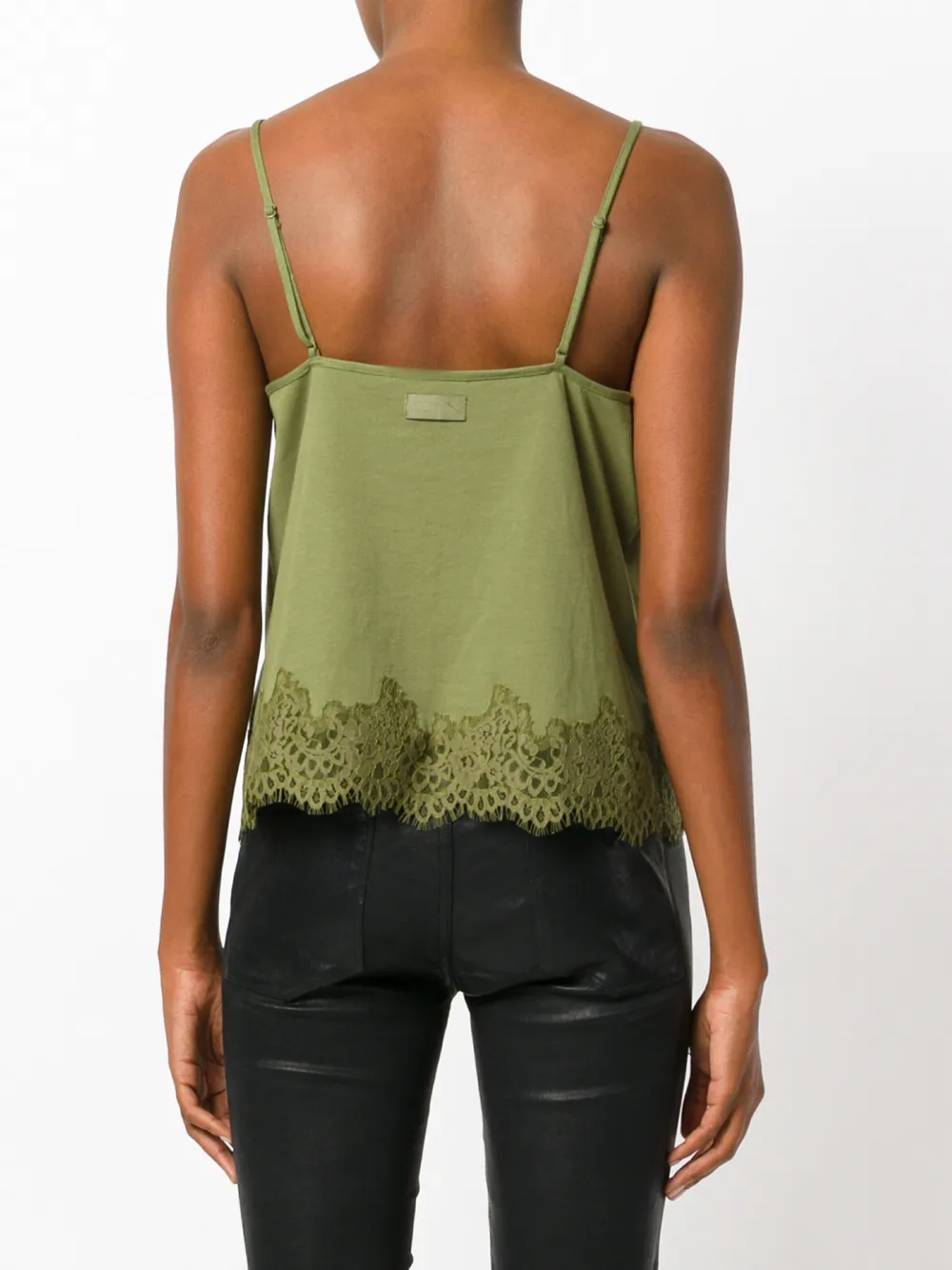 Fenty X Puma Lace trim sleepwear cami Groen